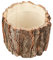 Pot De Fleur en Bois Flotté Pot De Fleur avec Trou Jardinière en Béton pour Grumes De Souche Journal Darbre Pot De Stockage De Fleurs Pots à Bonsaï Cactus Bois Massif Pot De