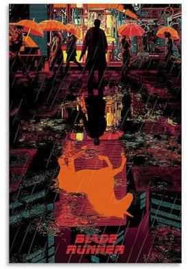Blade Poster Runner 2049, Filmposter, Leinwand, Wandkunst, Dekor, Gemälde für Zuhause, Wohnzimmer, Schlafzimmer, 30 x 45 cm, ungerahmter Stil
