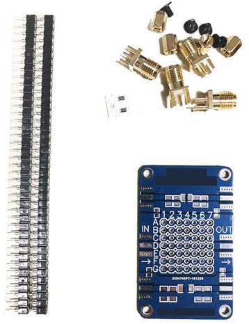 Avejjbaey NanoVNA Testboard Analizzatore vettoriale Web Test Board VNA RF Set di misurazione durevole DIP dispositivo strumento