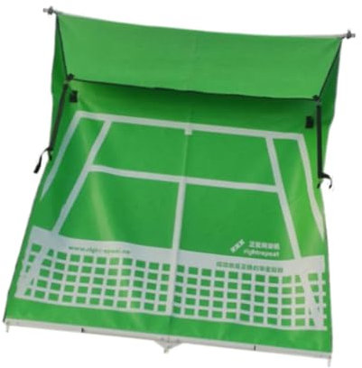 Perfeclan Tennis-Netz, Tennis-Rebounder-, tragbar, leicht, zusammenklappbar, Winddicht, Tennis-Übungswand für den Innenhof