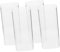 TOKIDNY 4piezas Vasos De Vidrio Apilables Para Bebidas Tazas Para Café Leche y Jugos Cristalería De Cocina Resistente Temperaturas