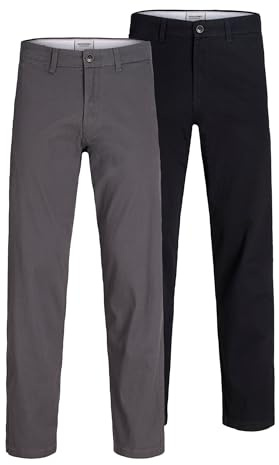 Jack & Jones Herren Jpstkane Dave Chino 2Pk Mp Noos Jack & Jones Male Chino Hose 2er-Pack Relaxed Fit Chino Hose