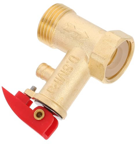 Veemoon Sicherheitsventil Für Warmwasserbereiter Messing Druckentlastungsventil Entlüftungsventil Mit Rohrdurchmesser Für Wandmontage Und Präzise Druckkontrolle