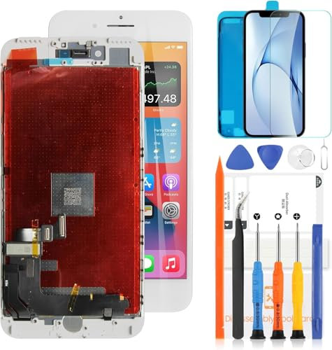 IIIF150 Pantalla para iPhone 7 Plus de 5,5,Pantalla LCD para iPhone 7 Plus, Pantalla 3D, Pantalla táctil de Repuesto, Montaje A1661, A1784, A1785, digitalizador con Herramientas