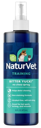 NaturVet Bitter Yuck! No Chew Training Spray for Pets - 16 Ounce