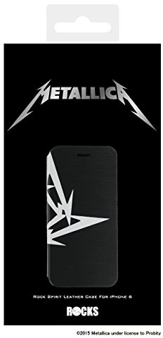 Metallica Dairy Type Card Holder Flip Case for iPhone 6 (Metallica/Ninja Star logo)