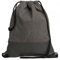 Caspar Echt Leder Beutel unisex Baumwoll Canvas Turnbeutel im Vintage Retro Style - SIGNATURE LINE - Modell No.714 - Made in Italy, Farbe:dunkelgrau, Größe:One Size