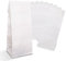 Logbuch-Verlag 25 kleine WEISSE Blockbodenbeutel Papierbeutel Lebensmittel Tüte Beutel mit Boden 7 x 4 x 20,5 cm INNEN FOLIERT Kekstüte Gebäcktüte