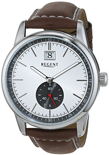 Regent HerrenArmbanduhr Analog Quarz Leder 11110790