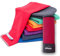 Mikrofaser Handtuch Set - für Sauna, Fitness, Sport I Strandtuch, Sporthandtuch I Rot_Brush XXL: 200x90