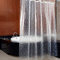 YIQI Tenda da doccia a cubo d'acqua trasparente 3D, lavabile con acqua, senza muffa, con 12 occhielli e ganci in plastica, per doccia o vasca da bagno per la casa (180 x 180 cm)