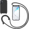 GoodcAcy Handykette Handyhülle für Samsung Galaxy Note 10 Plus,Smartphone Necklace Hülle mit Band Schutzhülle mit Kette zum umhängen Halskette Flüssig Silikon Case für Galaxy Note 10 Plus,Schwarz