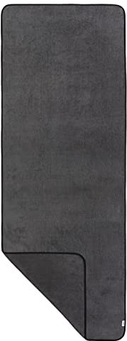 Sowel® Saunahandtuch 220 x 80 cm, 100% Bio-Baumwolle,Strandtuch XXL, Badetuch Groß, Saunatuch, Handtuch, Strand, Sauna, Damen und Herren, Anthrazit/Schwarz