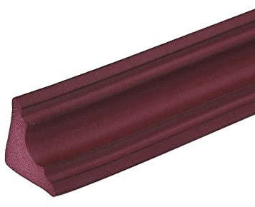 Melairya Deckenleisten selbstklebend, Dichtungs- und Zierleisten für Wandkanten, Schrankkanten, Abschlussleiste, Deckenkanten, Arbeitsplatten, Schälen und aufkleben (Color : Rot, Size : 10m)