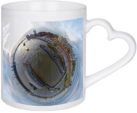 artboxONE Herztasse Museums U-Boot 434, in Hamburg von Dienstleistungsdrohne.de - Herztasse Städte