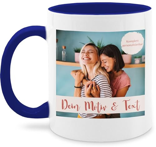 Tasse Tassen 325ml - eigenem - Eigenes Foto I Eigenes Bild - 325 ml - Dunkelblau - tassenbild fototasse selbst drucken photo kaffeetasse fotobecher customized mug selber gestalten custom häferl