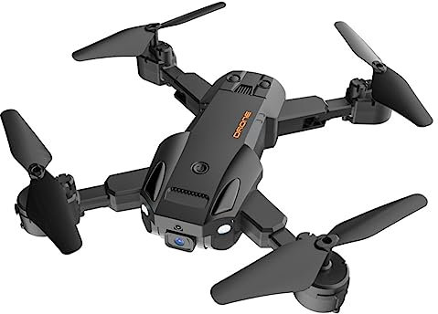 Principiantes Dron Para Evitar Obstáculos Fotografía Aérea Cámara Dual De Alta Definición 8k Batería De Larga Duración Aviones Plegables Aviones De Control Remoto, Cámara Dual Negra 8k