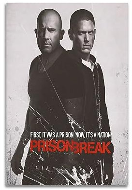 JEAM Prison Break Ästhetische Bilder Einzelzimmer Dekor Wohnheim Wanddekoration Kunst Poster, Albumcover Bild Dekor Poster 30 x 45 cm Unrahmen Stil