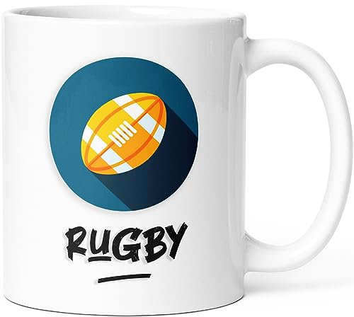 Luigi Collection Mug Rugby Sport Tasse Message Humour Drôle. Idée Cadeau Original Ami Collègue Homme Femme Frère Sœur Enfant Pour Anniversaire Noël Fête