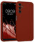 kwmobile Handyhülle kompatibel mit Samsung Galaxy A14 5G Hülle - gummierte Handy Case aus Silikon in Spice Red