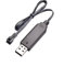 Battery Charger Cable USB Charging Cord 3.6V 3.7V for LiPo Rechargeable Batteries Pack SM-2 Pin Plug Used on RC Toys Car TANK Trucks Trains Boat