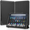 Hianjoo Hülle Kompatibel für Fire HD 10 / Fire HD 10 Plus Tablet 2021 10,1 Zoll, Ultra Dünn Leder Schutzhülle mit Standfunktion Kompatibel für Fire HD 10 / Fire HD 10 Plus 11. Generation, Schwarz