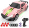 RC Drift Voiture 1:20 2.4 GHz 4WD Voiture télécommandée 20 KM/H Voiture de Course télécommandée avec Feux de Travail, 2 Piles Rechargeables, Cadeau pour Adultes et Enfants (Rose)