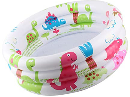 KONTONTY Piscine Gonflable avec Design Dinosaure Matelas Aquatique Amusant pour Jeux Été Plein Air Et Interactions Familiales