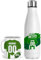 Set Taza y Botella Térmica Personalizada Fútbol | Regalo Original para Aficionados del Fútbol | Regalo Camisetas Equipos Futbol | Termo Acero Inoxidable Doble Capa 500 ml (Betis)