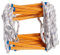 Escalera de Cuerda con Carabiner de 10 pies Escapas de Incendios de Nylon Fuego sin Deslizamiento de Emergencia de Servicio Pesado para el Entrenamiento de Escalada Escape de Rescate