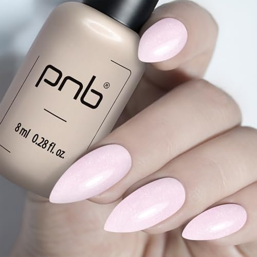 PNB Strong Builder Base Gel, Base Coat/Builder in a Bottle Quick Building Gel UV LED Nail Extension Nagelverlängerung 17 ml (Frosted Rose 023, 17 ml)