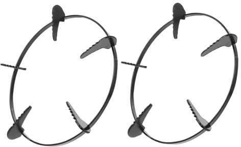 BEBEMOKO 2piezas Soporte Quemador Gas Hierro Resistente Antideslizante Para Cocina Doméstica Uso Seguro