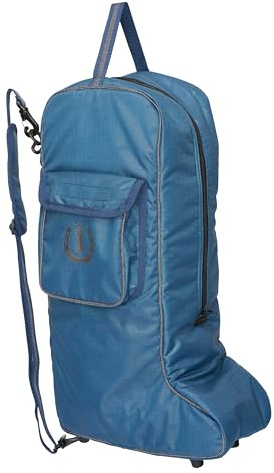 Imperial Riding IRH Kinder Stiefeltasche für Reitstiefel, gepolsterte Bootsbag aus Polyester, schützende Aufbewahrung für Stall Turnier Transport, Reitsport Zubehör, Saphir