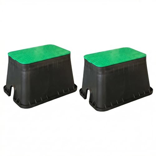 Ventilbox 510x380x315 mm, Ventilkasten, Bodeneinbaudose, Ventilschacht, Ventil-box Bewässerung, Ventilboxen Rasen, Bodendose, Einbaudose, Box für Ventile, Bewässerung Garten, Versteck für Ventile (2)
