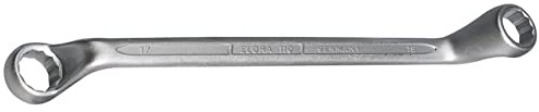 Draper 6200 110 Elora Deep Crank Metric Ring Spanner, 16mm x 17mm