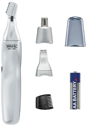 Wahl 5545-2416 Personal Trimmer 3 in 1 Nasen- und Ohrenhaartrimmer-Set, abwaschbar, batteriebetrieben