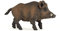 Papo - Figurine Sanglier - Jouet Imaginatif pour Enfants dès 3 Ans - Animal de la Forêt Réaliste - Peinte à la Main - Vie Sauvage - Durable - Collection Animaux Papo - 53011