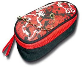 Spongebob Schwammkopf Stiftetasche oval Rot