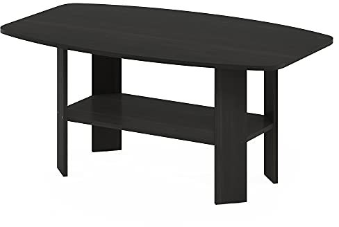 Furinno Couchtisch im schlichten Design, Espresso