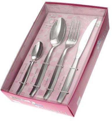 Shark - Servizio 24 Posate Inox Vetrina P13bsh