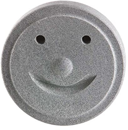 Hukka Design Saunasmiley aus Speckstein für den Saunaofen -Saunaveijari- (Saunakumpan)