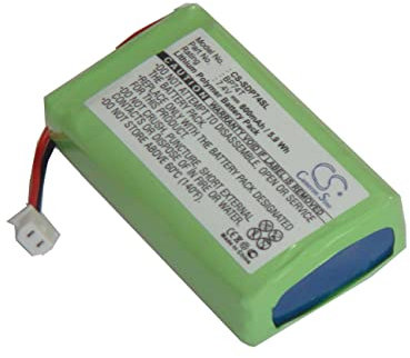 vhbw Batterie Compatible avec Dogtra 2502T, 2502B, 2500T, 2500B télécommande émetteur Collier de Dressage (800mAh, 7,4V, Li-polymère) - Remplacement pour BP74T, BP-74T