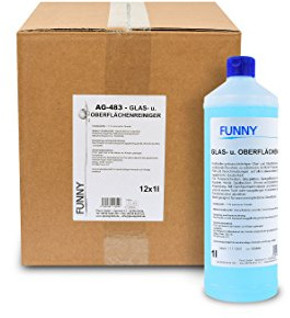 Funny AG-483 Glas- und Oberflächenreiniger, 1 L (12-er Pack)
