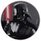 alles-meine.de GmbH Sticker Star Wars Darth Vader 5 cm PIN - Aufkleber für Textilien Stoff Metall Starwars The Clone