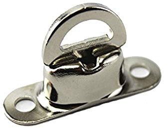 10x Drehverschluss für ovale Ösen 22,5mm x 13,5mm, Schraubverschluss, Edelstahl Nirosta, Planen