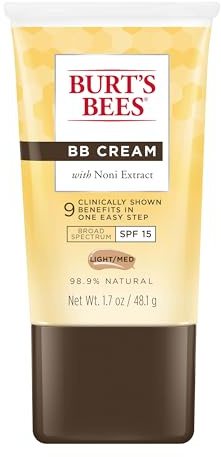 Burts Bees BB Cream with SPF 15, Light/Medium, 1.7 Ounces by Burt's Bees