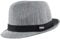 CHILLOUTS Bardolino Sommerhut Herren - Sonnenhut Herren Trilby, Strohhut Herren Leicht Faltbar, Hut Herren Sommer Handgefertigt, Panama Hut Atmungsaktiv, grau, L-XL