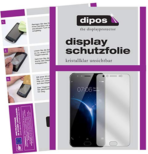 dipos I 2x Screen Protector compatible with Vivo X9 Plus Protection Films clear