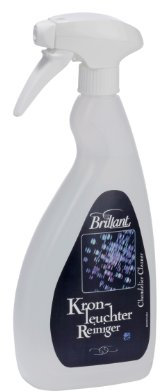 Brillant Kronleuchter-Reiniger - Kristallreiniger-Spray 750ml - Schmutz & Staub einfach entfernen - Schonend, gründlich & effektiv - Ohne Rückstände