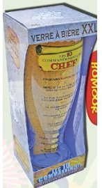 Verre à Bière Géant 29 cm 1.5 L dans sa Boite Chef